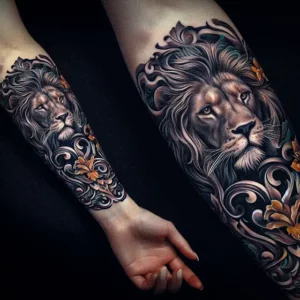 Lion tattoo design75