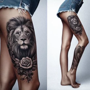 Lion tattoo design8