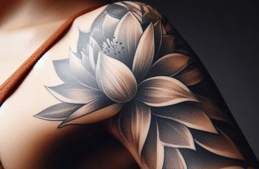 Lotus Flower Tattoo 6