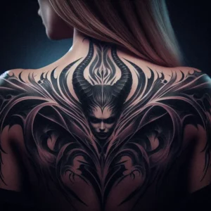 Maleficent Tattoo Design 3