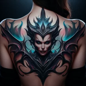 Maleficent Tattoo Design 4