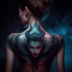Maleficent Tattoo Design 5