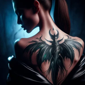 Maleficent Tattoo Design 6