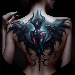 Maleficent Tattoo Design 8