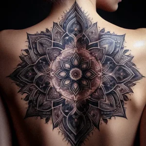 Mandala Tribal tattoo design for women11