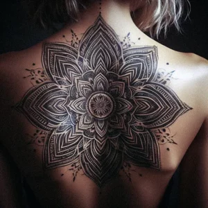 Mandala Tribal tattoo design for women19