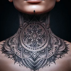 Mandala Tribal tattoo design for women21