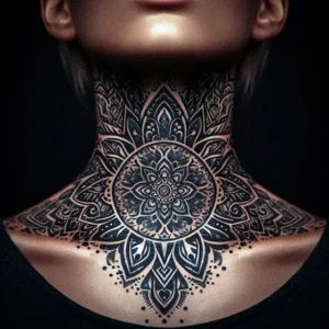 Mandala Tribal tattoo design for women4