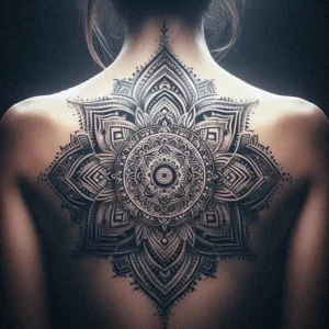 Mandala Tribal tattoo design for women7