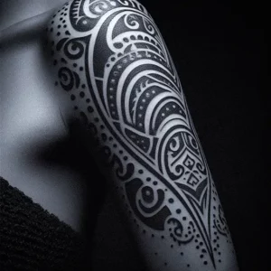 Maori Tribal tattoo design for women4