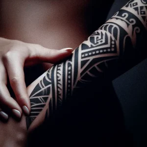 Maori Tribal tattoo design for women8