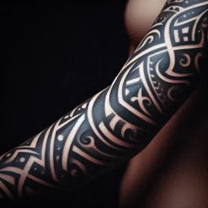 Maori Tribal tattoo design for women9