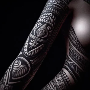 Polynesian Tribal tattoo design for women1