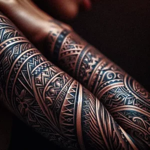 Polynesian Tribal tattoo design for women10
