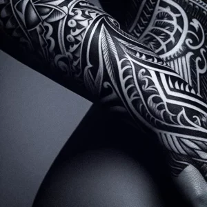 Polynesian Tribal tattoo design for women4
