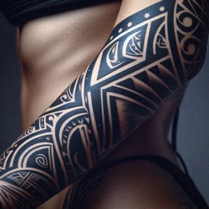 Polynesian Tribal tattoo design for women5