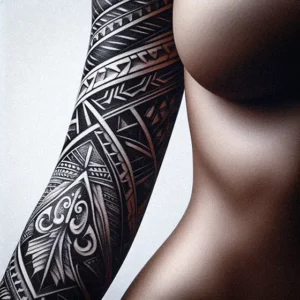 Polynesian Tribal tattoo design for women9