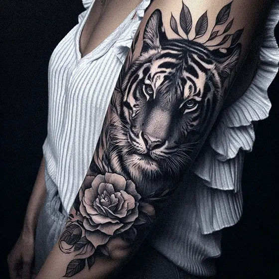 Tiger Tatto Woman1