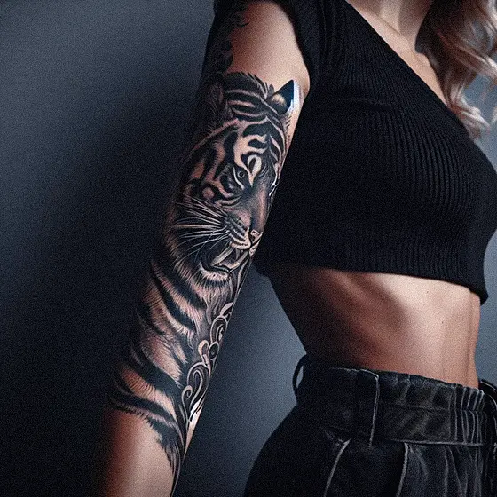 Tiger Tatto Woman10