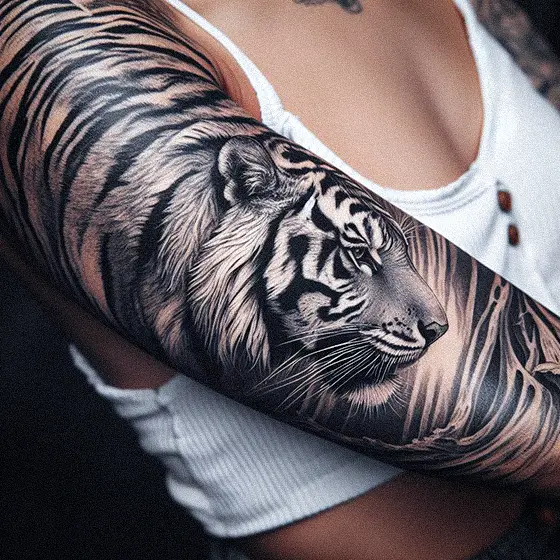 Tiger Tatto Woman13