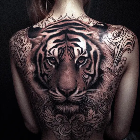 Tiger Tatto Woman23