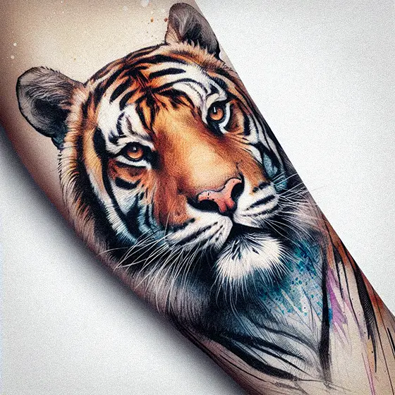 Tiger Tatto Woman3