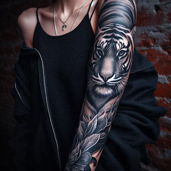 Tiger Tatto Woman40