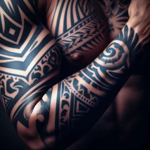Tribal style Sleeve Tattoo 1