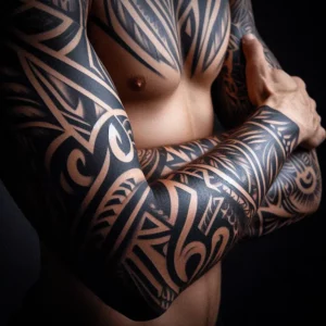 Tribal style Sleeve Tattoo 2