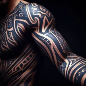 Tribal style Sleeve Tattoo 4