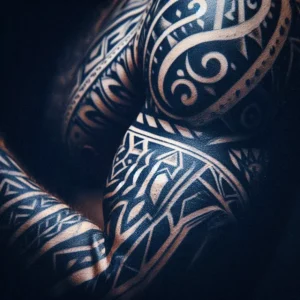 Tribal style Sleeve Tattoo 7
