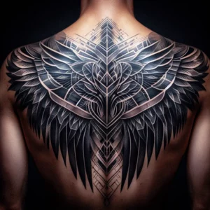 Upper Back Tattoo 14