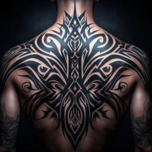 Upper Back Tattoo 17