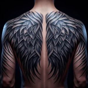 Upper Back Tattoo 21