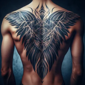 Upper Back Tattoo 32