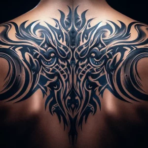 Upper Back Tattoo 34