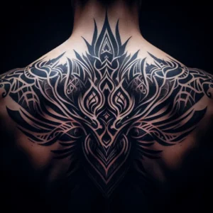 Upper Back Tattoo 35