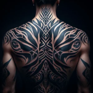 Upper Back Tattoo 37