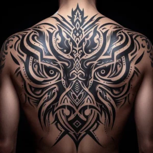 Upper Back Tattoo 46