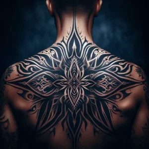 Upper Back Tattoo 47