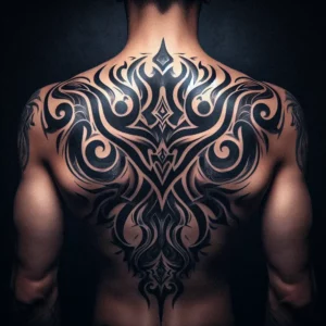 Upper Back Tattoo 49