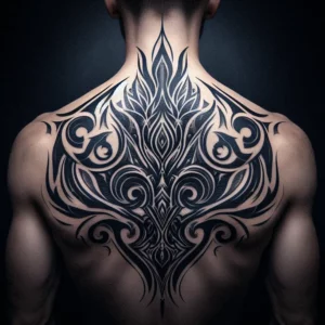 Upper Back Tattoo 52