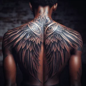 Upper Back Tattoo 59
