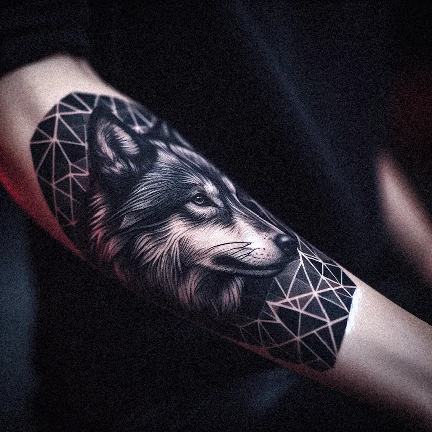 Wolf Tattoo for Women10
