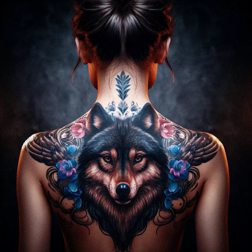 Wolf Tattoo for Women109 1