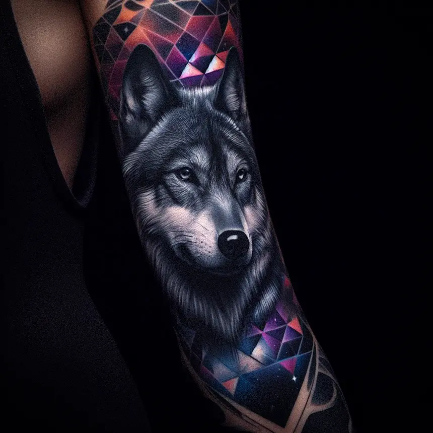 Wolf Tattoo for Women19