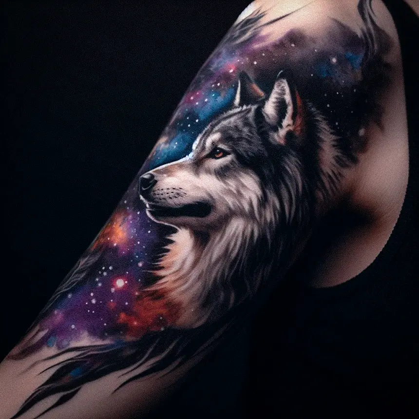 Wolf Tattoo for Women20