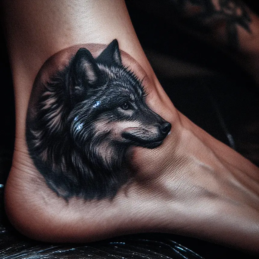 Wolf Tattoo for Women21