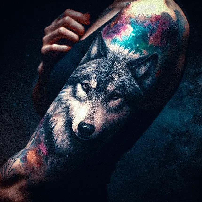 Wolf Tattoo for Women25
