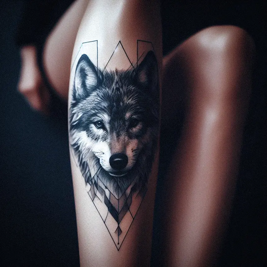 Wolf Tattoo for Women26